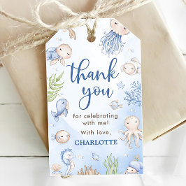 Etiqueta Para Presente Festa de Aniversário Infantil Submarino