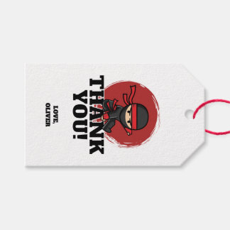 Etiqueta Para Presente Festa de Aniversário Ninja