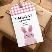 Festa de aniversário rosa para raparigas com coelh