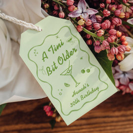 Etiqueta Para Presente Festa de Aniversário Temática Martini Um Pouco Mai