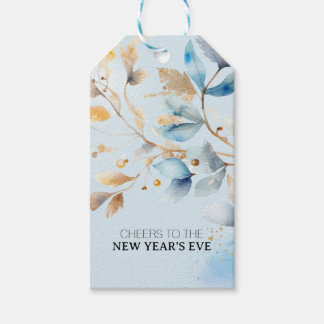 Etiqueta Para Presente Festa de Ano Novo em Aquarela