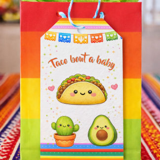 Etiqueta Para Presente Festa de bebê Taco demais
