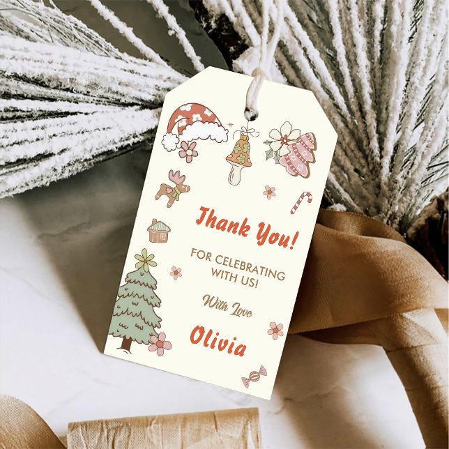 Etiqueta Para Presente Festa de Biscoitos de Natal (Criador carregado)