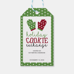 Etiqueta Para Presente Festa de Bolachas Feriados de Natal Oven Mitts