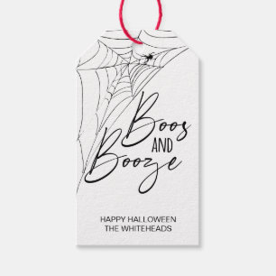 Etiqueta Para Presente Festa de Boos e Booze Halloween