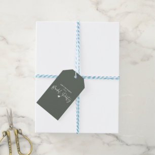 Etiqueta Para Presente Festa de caligrafia minimalista