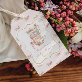 Etiqueta Para Presente Festa de Chá do Chá de Bebê