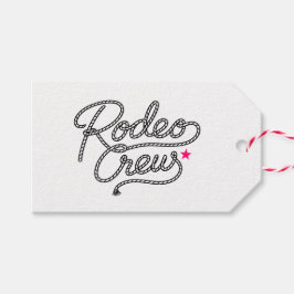 Etiqueta Para Presente Festa de Despedida da Noiva Rodeio Branco Rosa