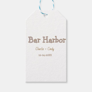 Etiqueta Para Presente festa de despedida de solteira Bar Harbor dama de