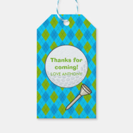 Etiqueta Para Presente Festa de Golfe