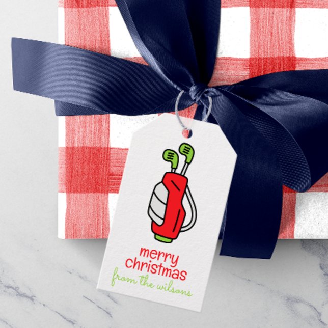 Etiqueta Para Presente Festa de Golfe (Criador carregado)