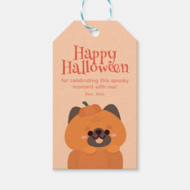 Etiqueta Para Presente Festa de Halloween Simples e Bonita