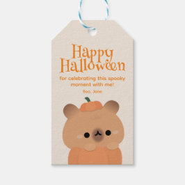 Etiqueta Para Presente Festa de Halloween Simples e Bonita