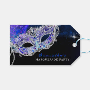 Etiqueta Para Presente Festa de Mascarada Personalizada