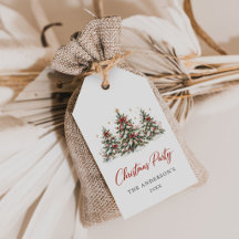Festa de Natal da Árvore de Aquarela Elegante