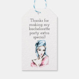 Etiqueta Para Presente Festa de Spa da Noiva