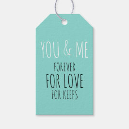 Etiqueta Para Presente Festa de Suíte de Casamento para Sempre.