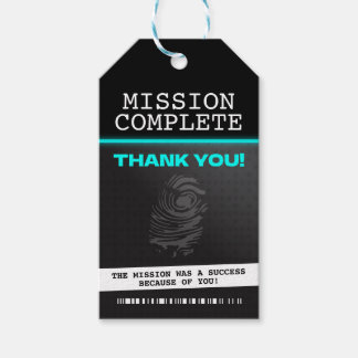 Etiqueta Para Presente Festa Espiã Obrigado