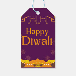Etiqueta Para Presente Festa Feliz de Diwali 