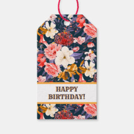Etiqueta Para Presente Festa Floral Boho Sofisticada