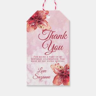 Etiqueta Para Presente Festa Floral Obrigado Lily Favor