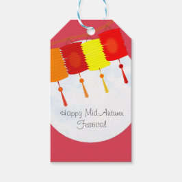 Etiqueta Para Presente Festival de Lua do Festival de outono Chinês