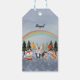 Etiqueta Para Presente Festive animals