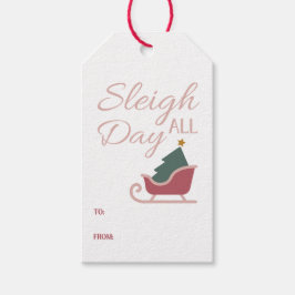 Etiqueta Para Presente Festive Merry Christmas Gift Tag