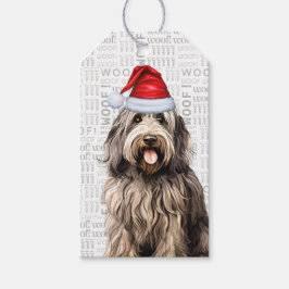 Etiqueta Para Presente Festivo Bergamasco Natal