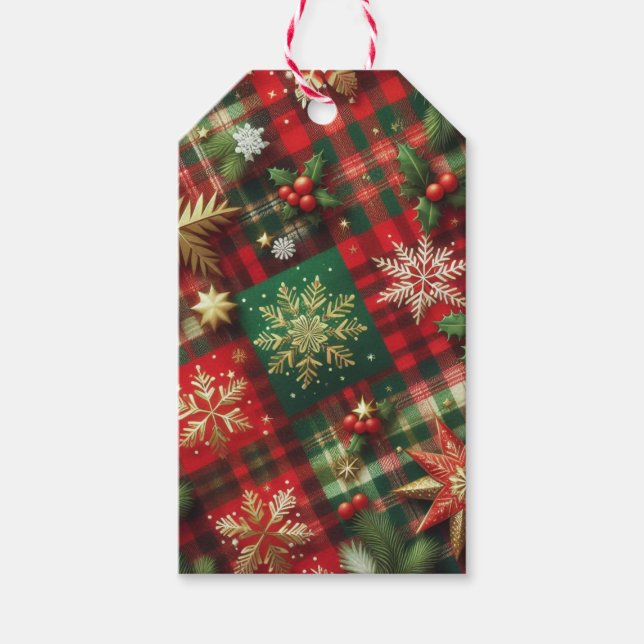 Etiqueta Para Presente Festivus (Frente)