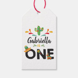Etiqueta Para Presente Fiesta First Birthday Favor Tag