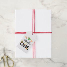 Etiqueta Para Presente Fiesta First Birthday Favor Tag