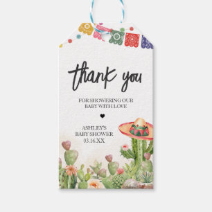 Etiqueta Para Presente Fiesta Taco 'Bout Chá de fraldas Favor Tags