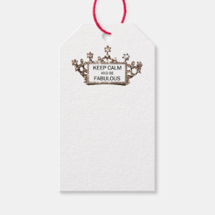 Etiqueta Para Presente Fique Calmo E Seja Fabuloso