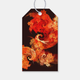 Etiqueta Para Presente Firebird Abstrato Art