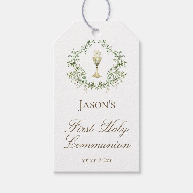 Etiqueta Para Presente First Communion  (Frente)