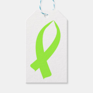 Etiqueta Para Presente Fita de Sensibilização (Verde limão)