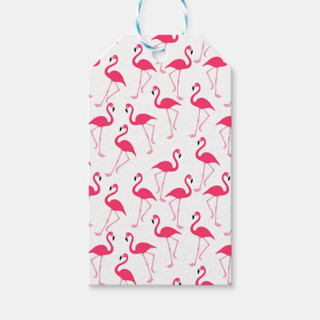 Etiqueta Para Presente Flamingo (Frente)