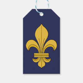 Etiqueta Para Presente Fleur-de-lis