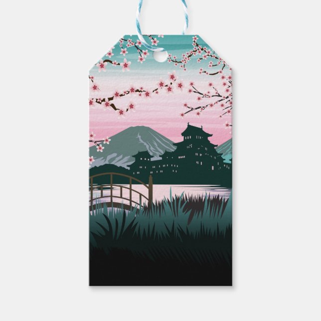 Etiqueta Para Presente Flor (Frente)