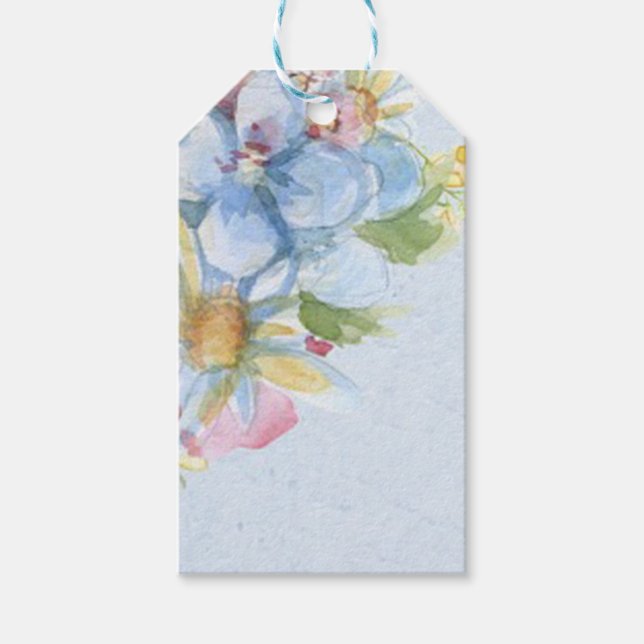 Etiqueta Para Presente Floral (Frente)