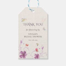 Etiqueta Para Presente Floral Ele Me Dá O Favor Do Chá de panela Das Borb