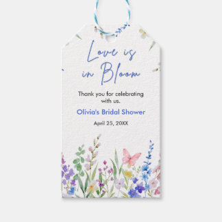 Etiqueta Para Presente Floral Spring Love is in Bloom Bridal Shower 