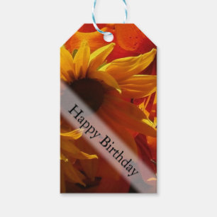 Etiqueta Para Presente Flores bonito