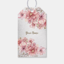 Flores de Aquarela Rosa-Partidárias Brilhantes Mod