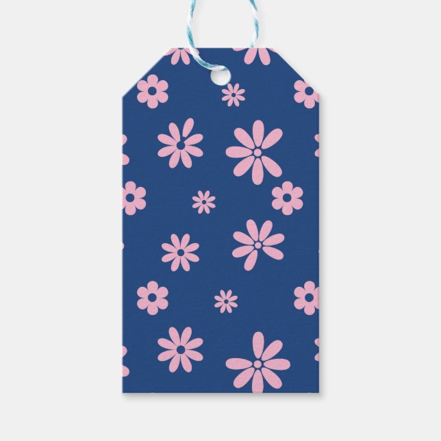 Etiqueta Para Presente Flores e Petais 13 (Frente)