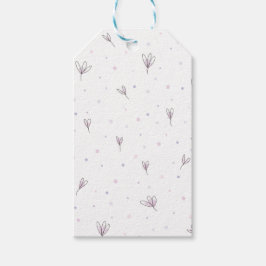 Etiqueta Para Presente Flores Lilac