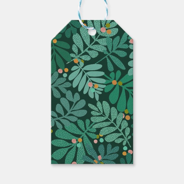 Etiqueta Para Presente Floresta Cozy (Frente)