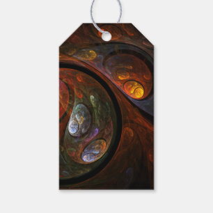 Etiqueta Para Presente Fluid Connection Abstrato Art