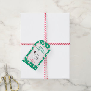Etiqueta Para Presente Fofa Elefante Feliz Branco Natal Feriado Alegre